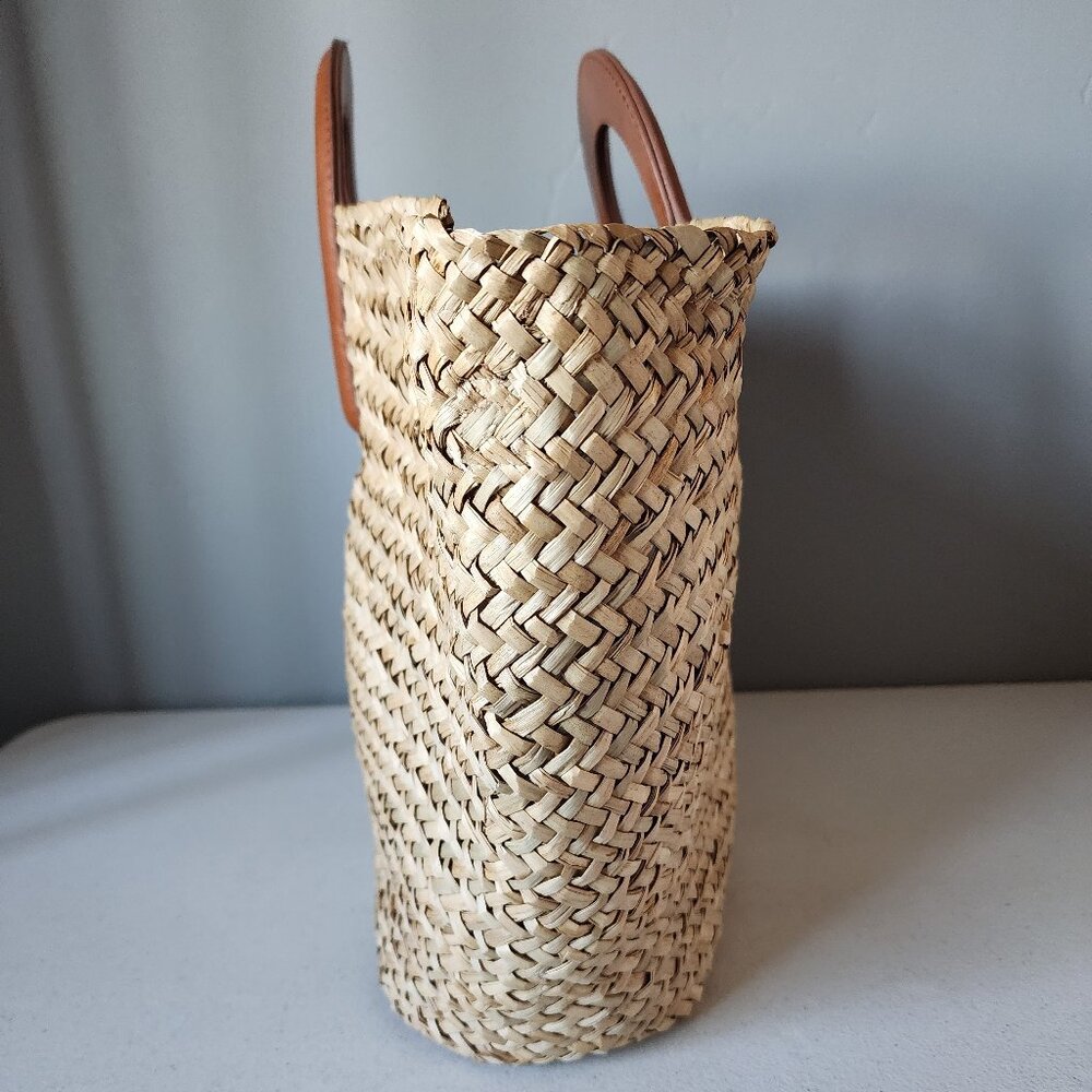 Madewell Straw Tote "LIKE NEW" - Picture 6 of 16